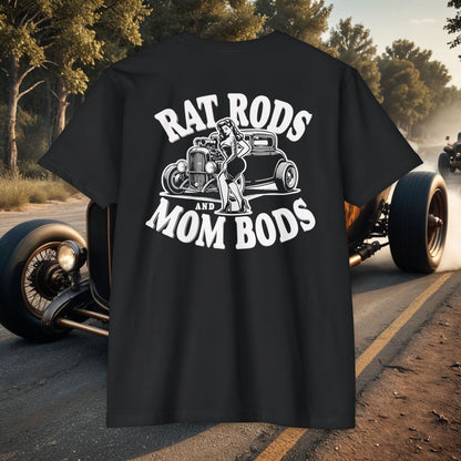 Rat Rods & Mom Bods Stamped White